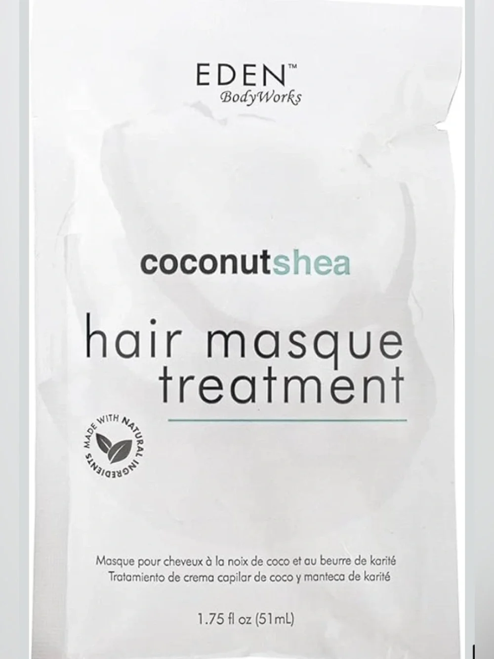 EDEN BodyWorks Coconut Shea Hair Masque Treatment - 1.75 fl oz